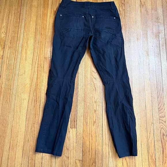 Kuhl Free Kanvus Jean Pants 30 X32 Black Chino Stretch Canvas Patina Dye Hiking - Picture 13 of 13